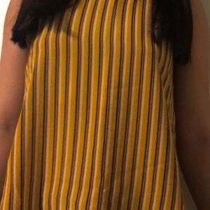 never worn striped halter & flowy top by papermoon
